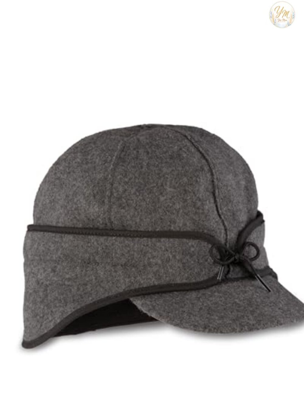Men's Wool Blend Thinsulate Fleece Lined Trapper Hat Winter Fishing Cap